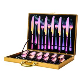 Tableware Set (24 pc Stainless Flatware Set w/Case)